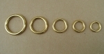 Messing Ringe